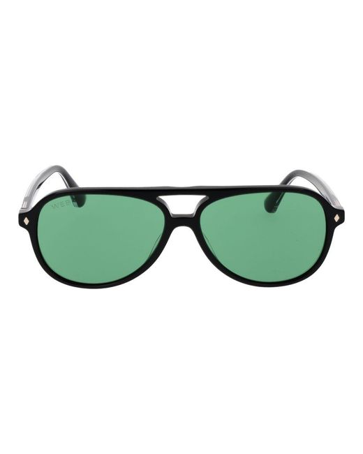 Web Green Acetate Sunglasses for men