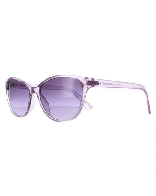 Calvin Klein Purple Cat Eye Crystal Lilac Gradient Ck20517S