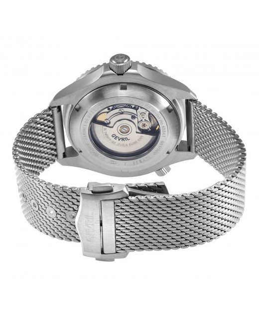 Gevril Hudson Yards Swiss Automatic Watch in Grey for Men Lyst UK