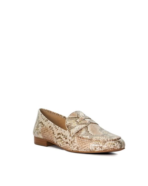 Dune 's Dune Georgiee Loafers In Metallic in het Natural