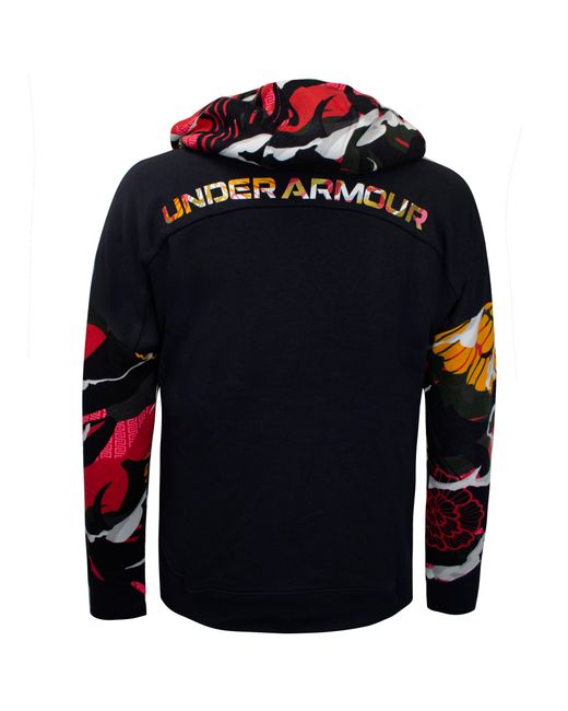 Under Armour Blue Floral Track Jacket Textile