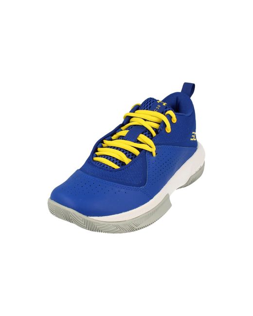 Under Armour Blue Gs Sc 3Zero Iv Basketball Trainers for men