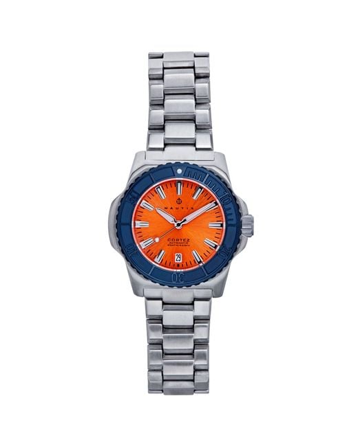Nautis Cortez Automatik-Armbanduhr Mit Datum in White für Herren