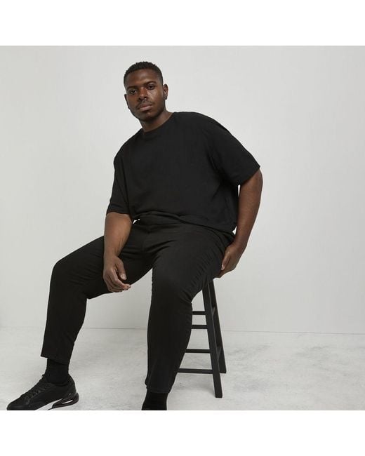 River Island Black Jeans Big & Tall for men