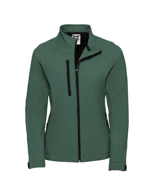 Russell Green Ladies Soft Shell Jacket (Bottle)