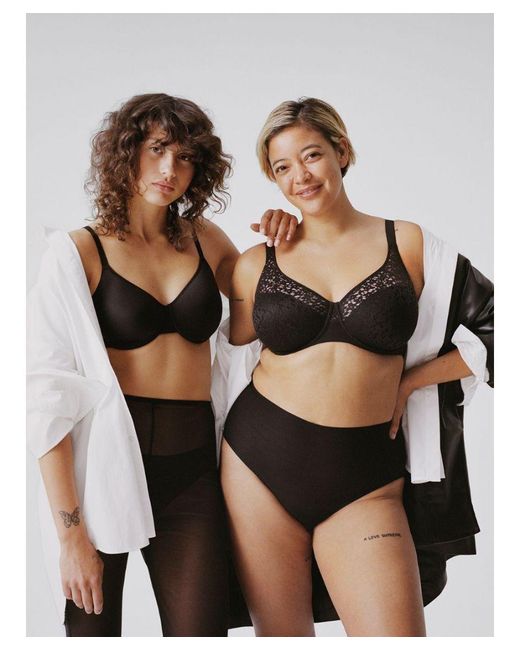Chantelle Black Easy Feel Norah Covering Moulded Bra