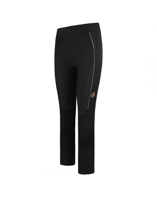 Skins Black Series-5 Stretch Waist Long Tights Leggings Sf40501199001 Nylon