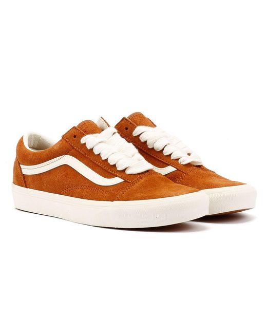 Vans Brown Old Skool Large Lace Glazed Ginger Sneakers