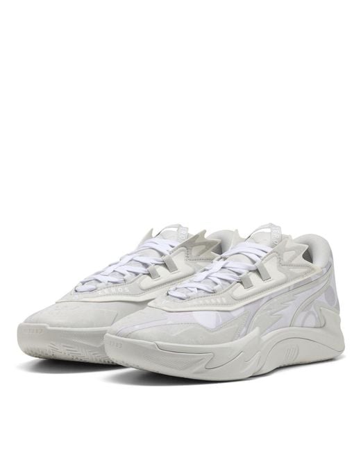 PUMA White Scoot Zeros Ii Basketball Trainers for men