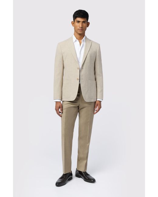 Ted Baker Natural Monro Slim Fit Puppytooth Jacket for men