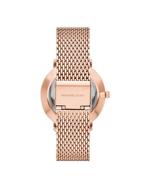 Michael Kors Pink Pyper Watch Mk4340 Stainless Steel