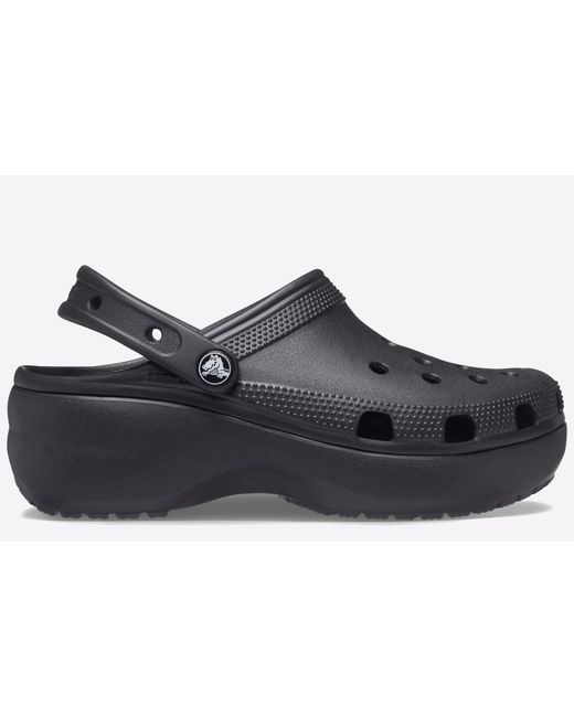 CROCSTM Black Classic Platform Clog