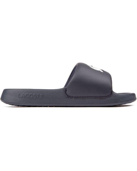 Lacoste Serve Slide Sandalen in het Blue voor heren