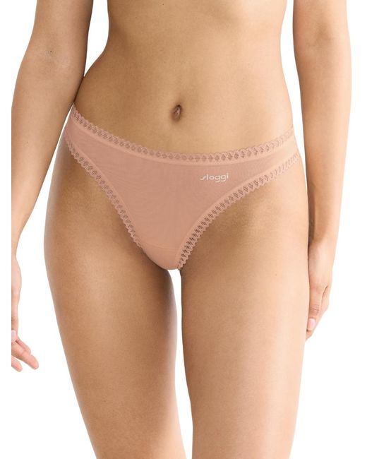 Sloggi Natural Go Crush Thongs (3 Pack)