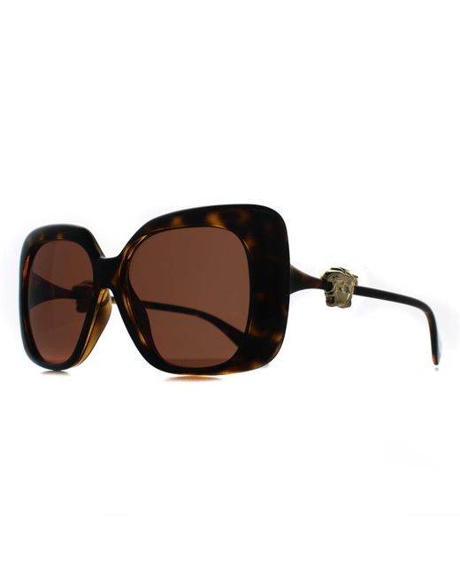 Versace Brown Square Havana Dark Ve4499U