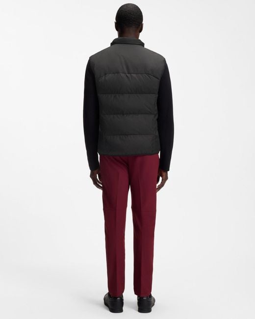 Boss Black Regular Fit Sleeveless Logo Detail Gilet for men