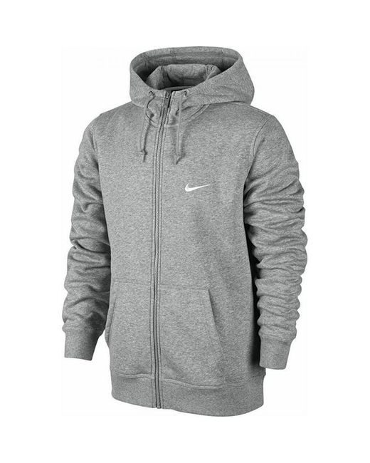 Nike Gray Club Fleece Full Tracksuit Set for men