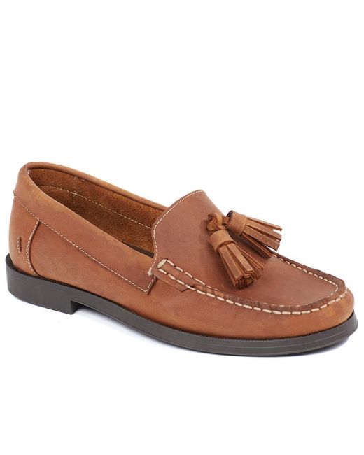Jones Bootmaker Brown Trish Leather Casual Moccasins