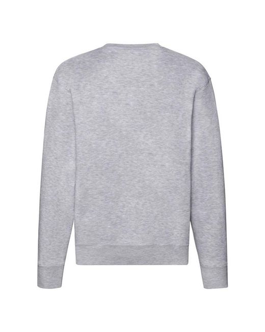 Fruit Of The Loom Gray Premium 70/30 Set-In Sweatshirt (Heather)