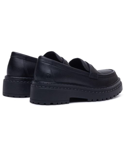 Hush Puppies Blue Odessa Leather Loafers