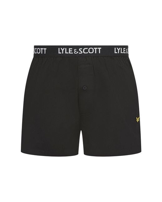 Lyle & Scott Black And Usher 2Pk for men