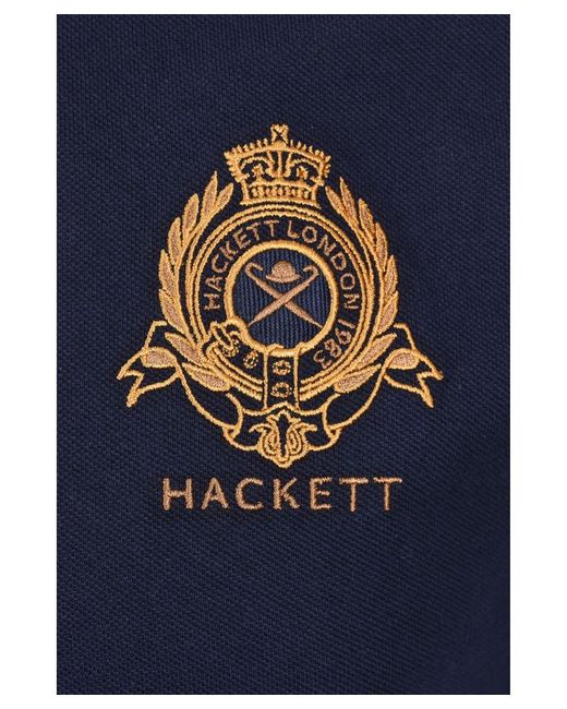 Hackett Blue Heritage Logo Polo for men