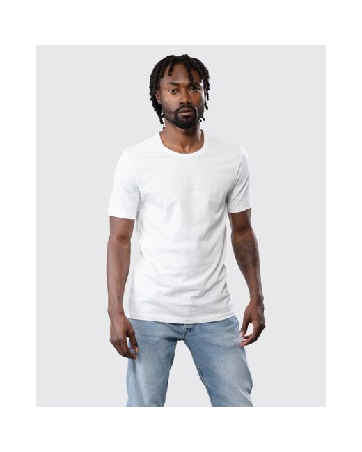 Boss White Bodywear 3 Pack Crew Neck T-Shirts for men