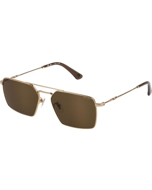 Police Brown Orgins Lite Sunglasses Metal for men