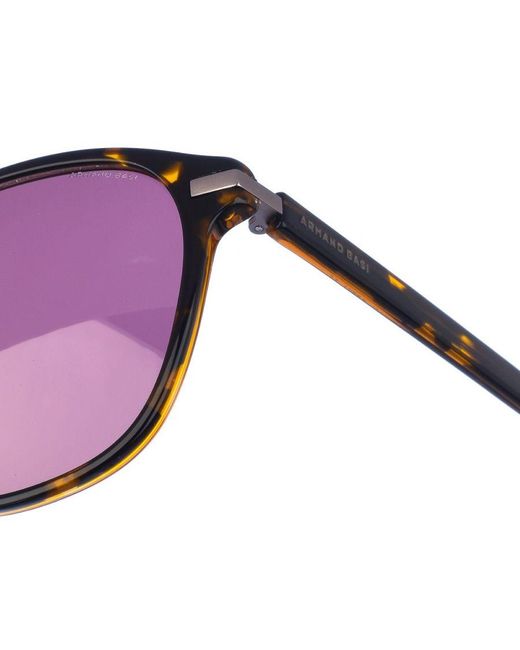Armand Basi Purple Oval Shaped Sunglasses Ab12307