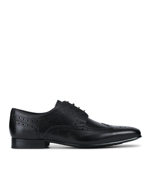 Jones Bootmaker Black Maxim Smart Leather Brogues for men