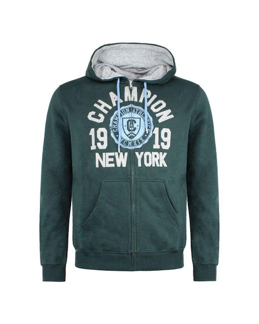 Champion Green Easy Fit Track Jacket Cotton for men