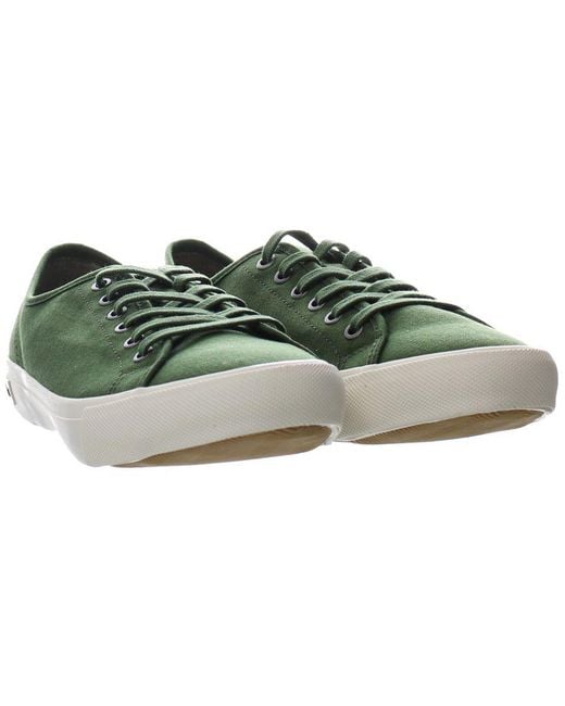 Seavees Green Monterey Sneaker Standard Plimsolls Canvas for men