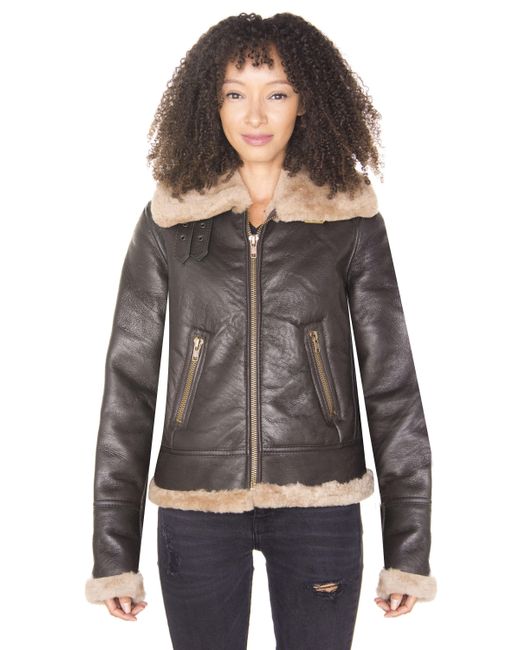Infinity Leather Gray B3 Sheepskin Flying Jacket-Kayseri