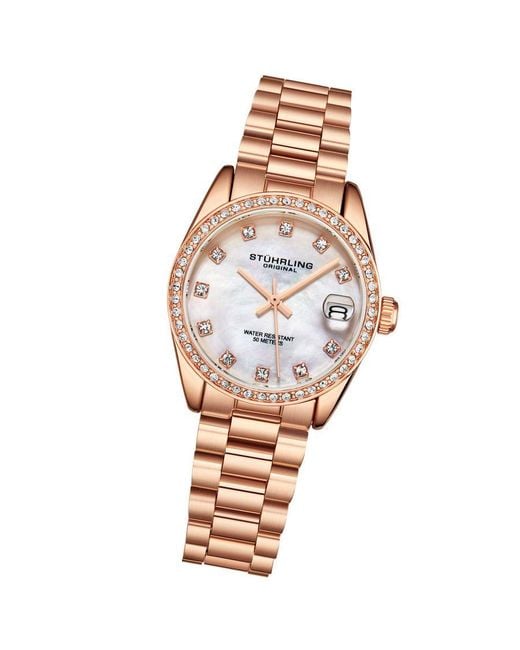 Stuhrling Metallic Lineage 3936 Quartz 31Mm Fashion