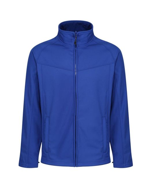 Regatta Blue Uproar Softshell Wind Resistant Fleece Jacket (Bright Royal) for men