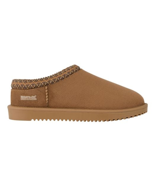 Regatta Brown Ladies Risley Waterproof Mules (Burnt)