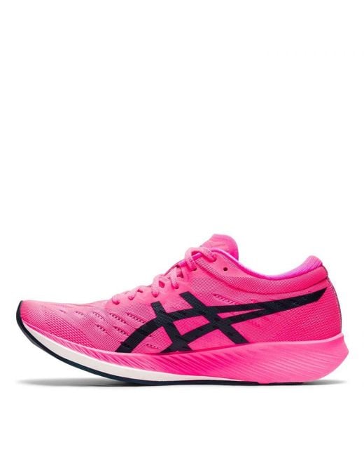 Asics Pink Metaracer Running Shoes