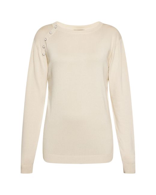 faina Jumper Ivoor in het White