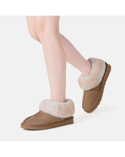 EVER AU Brown Ibis Slippers