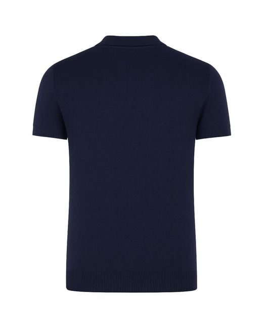 Bench Blue Nakito Polo Shirt Cotton for men