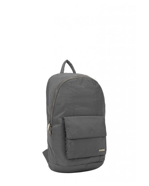 Smith & Canova Gray Zip Around Nylon Backpack