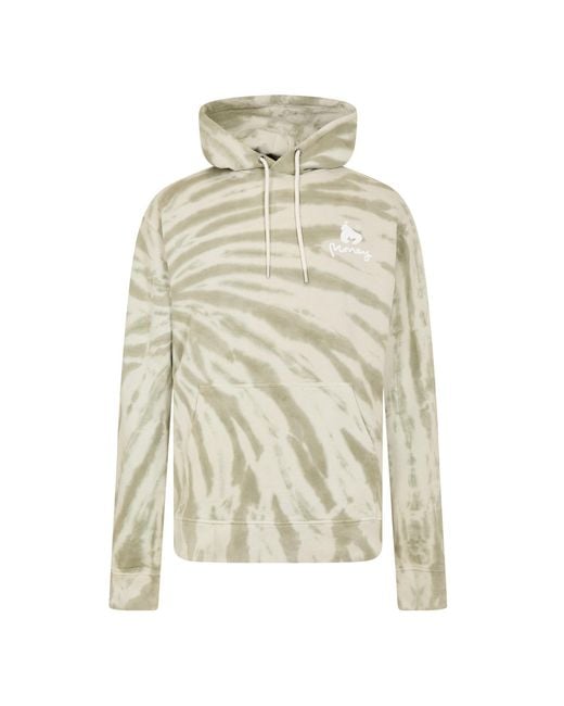 Money Gray Tie Dye Hoodie (Castle) Cotton for men