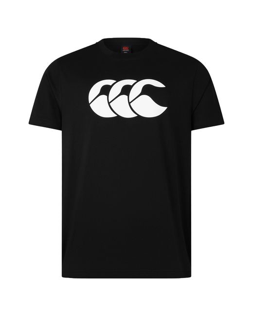 Canterbury Black Logo T-Shirt for men