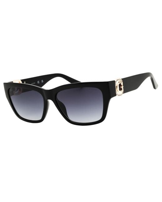 Guess Blue Shiny Framed Sunglasses