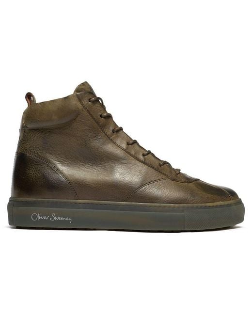 Oliver Sweeney Brown Defeza Trainers for men
