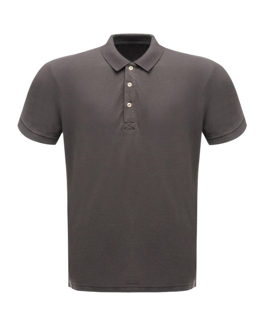 Regatta Gray Classic 65/35 Short Sleeve Polo Shirt (Seal) for men