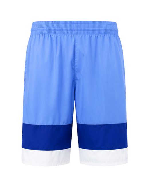 Mitchell & Ness Blue Nba Los Angeles Lakers Striped Shorts for men