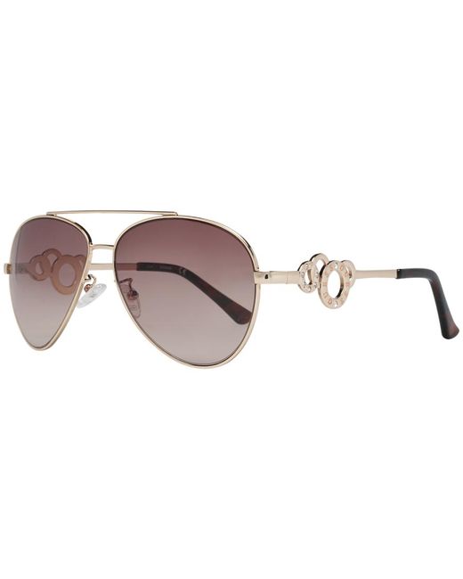 Guess Brown Sunglasses Gf0365 32F Gradient Metal (Archived)