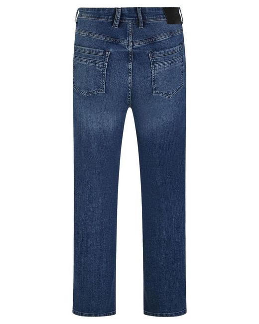 KAM Jeanswear Blue Kam Plus Size Jeans Straight Leg Classic Designer Fit Cotton for men