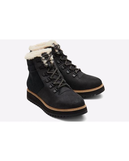 TOMS Black Mojave Boots